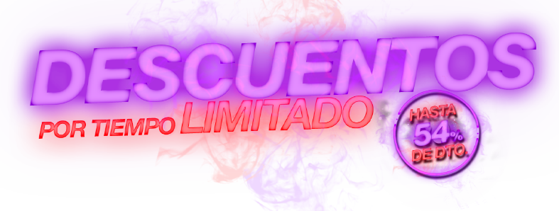 ¡Descuentos por tiempo LIMITADO!