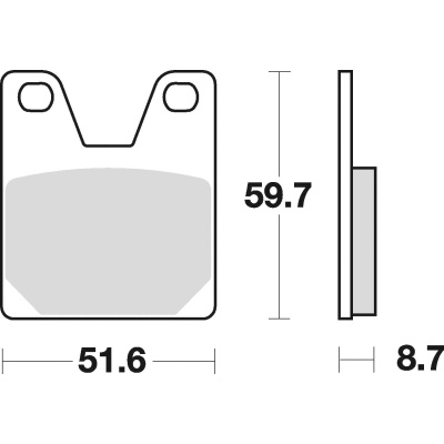 Braking Juego de pastillas de freno sinterizadas CM56 para Yamaha