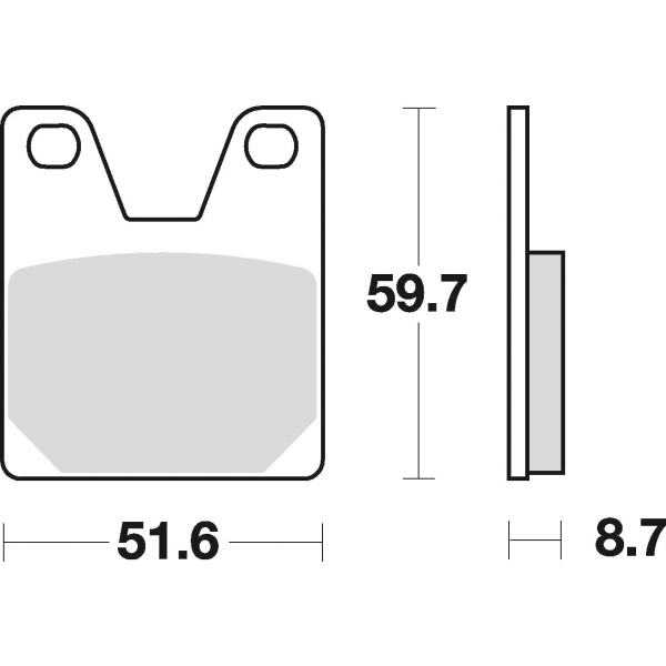 Braking Juego de pastillas de freno sinterizadas CM56 para Yamaha