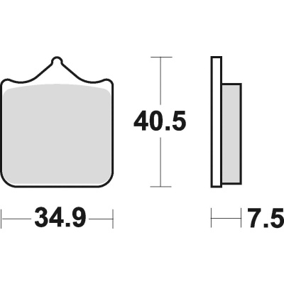 Braking Juego de pastillas de freno sinterizadas CM55