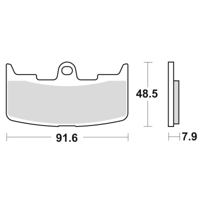 Braking Juego de pastillas de freno sinterizadas CM55 para Buell