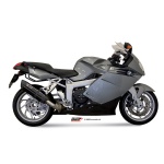 Mivv Slip-On Suono black con tapa carbono BMW K 1200 R / S / GT 2005-08