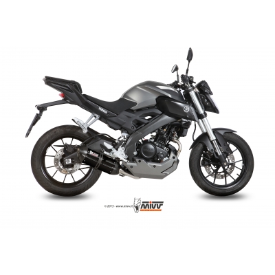 Mivv Full system 1x1 Suono black con tapa carbono Yamaha MT-125 2015-19 / YZF R125 2014-18