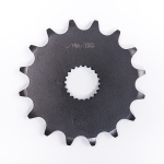 Sunstar Piñón de acero de 17 dientes. Paso de cadena 520
