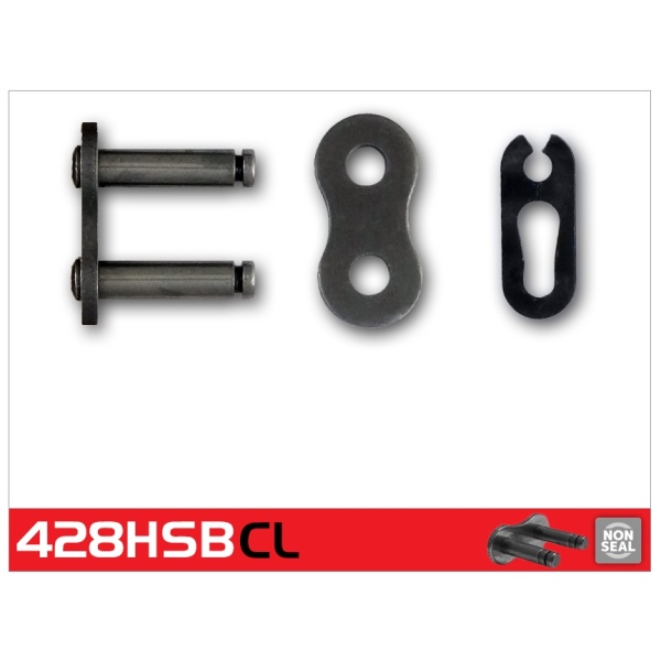 RK Eslabón 428HSB Enganche Clip Rápido