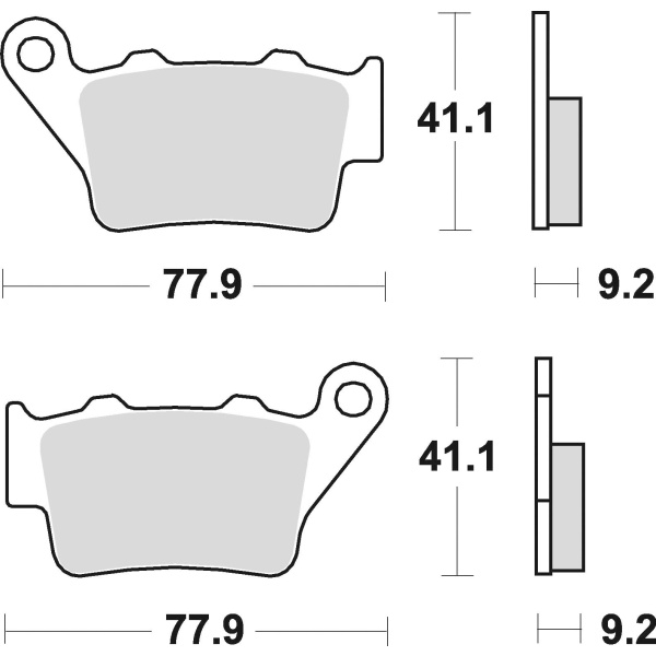 Braking Juego de pastillas de freno sinterizadas CM56