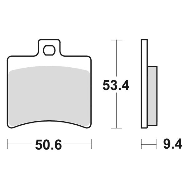 Braking Juego de pastillas de freno semimetálicas SM1 para Aprilia/Benelli