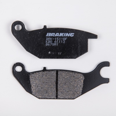 Braking Juego de pastillas de freno semimetálicas SM1 para Honda/Yamaha