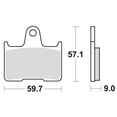 Braking Juego de pastillas de freno semimetálicas SM1 para Honda/Kawasaki/Suzuki