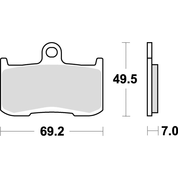 Braking Juego de pastillas de freno sinterizadas CM55 para Indian/Kawasaki/Suzuki/Triumph