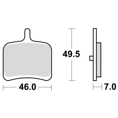 Braking Juego de pastillas de freno sinterizadas CM56 para Buell