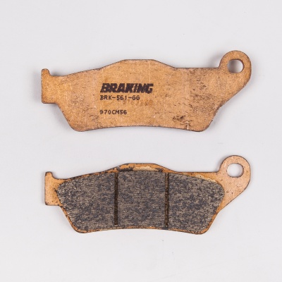 Braking Juego de pastillas de freno sinterizadas CM56 para Harley