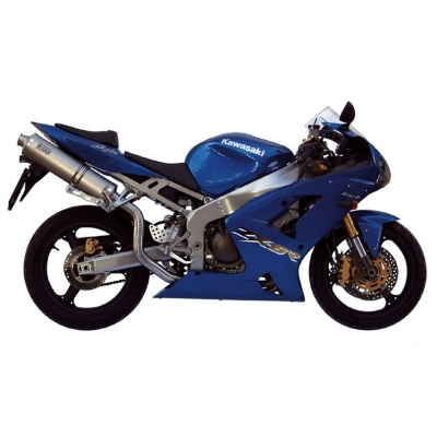 Mivv Slip-On Suono St. Steel con tapa carbono Kawasaki ZX-6