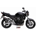 Mivv Slip-On Oval carbono Suzuki GSF 650 Bandit 2005-06