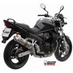 Mivv Slip-On Oval St. Steel Suzuki GSF 650 Bandit 2005-06