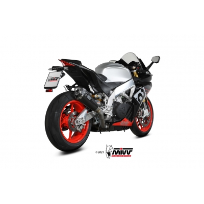 Mivv Slip-On Delta Race carbono Aprilia RSV4 2017-20