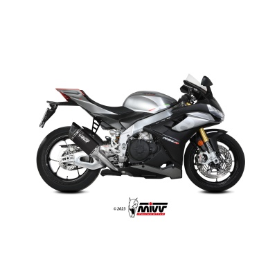 Mivv Slip-On SR-1 Black Titanium Aprilia RSV4 / Tuono V4 1100 2021-25