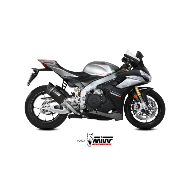 Mivv Slip-On SR-1 Black Titanium Aprilia RSV4 / Tuono V4 1100 2021-25