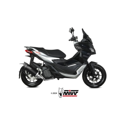 Mivv Slip-On Mover Black Aprilia SR 200 GT 2022-24