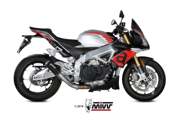 MIVV SLIP-ON MK3 BLACK APRILIA TUONO V4 1100 2018-20