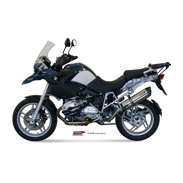 Mivv Slip-On Suono St. Steel con tapa carbono BMW R 1200 GS / Adventure 2004-07