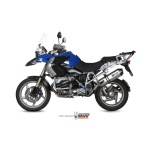 Mivv Slip-On Speed edge St. Steel con tapa carbono BMW R 1200 GS / Adventure 2004-07