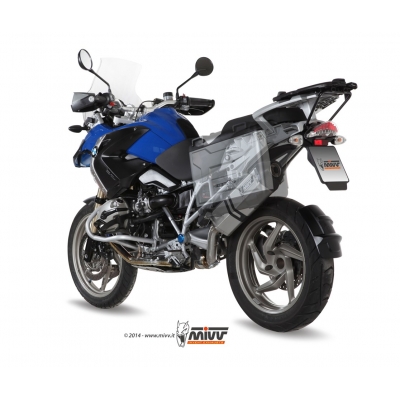 Mivv Slip-On Speed edge St. Steel con tapa carbono BMW R 1200 GS / Adventure 2004-07