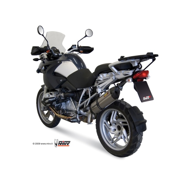 Mivv Slip-On Suono St. Steel con tapa carbono BMW R 1200 GS / Adventure 2008-09