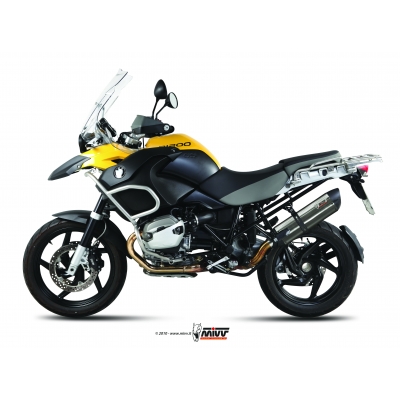 Mivv Slip-On Suono St. Steel con tapa carbono BMW R 1200 GS / Adventure 2010-12