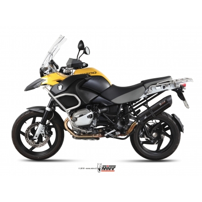 Mivv Slip-On Suono black con tapa carbono BMW R 1200 GS / Adventure 2010-12