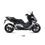 Mivv Slip-On Suono St. Steel con tapa carbono BMW C 600 Sport / C 650 GT 2012-15