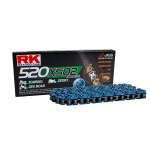 RK Cadena 520XSO con 120 Eslabones Enganche para Remachar en Color Azul