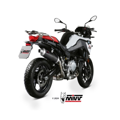 Mivv Slip-On DAKAR Black BMW F 750 GS / F 850 GS 2018-24