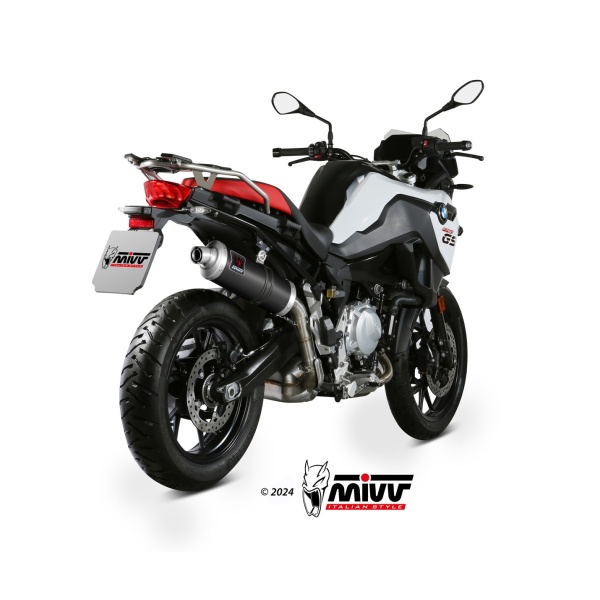 Mivv Slip-On DAKAR Black BMW F 750 GS / F 850 GS 2018-24