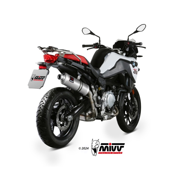 Mivv Slip-On DAKAR St. Steel BMW F 750 GS / F 850 GS 2018-24