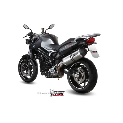 Mivv Slip-On Speed edge St. Steel con tapa carbono BMW F 800 R / GT 2009-20