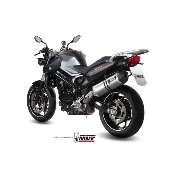 Mivv Slip-On Speed edge St. Steel con tapa carbono BMW F 800 R / GT 2009-20