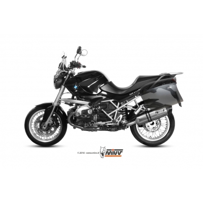 Mivv Slip-On Speed edge St. Steel con tapa carbono BMW R 1200 R 2011-14