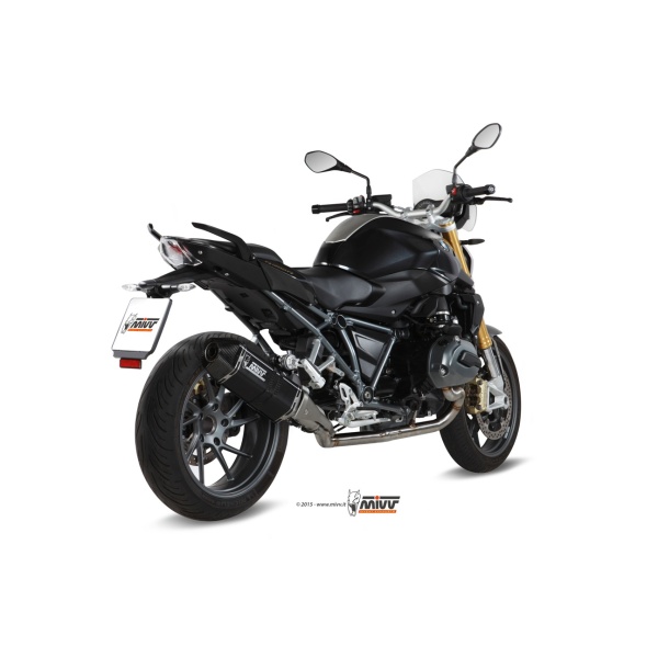 Mivv Slip-On Speed edge black BMW R 1200 R / RS 2015-18