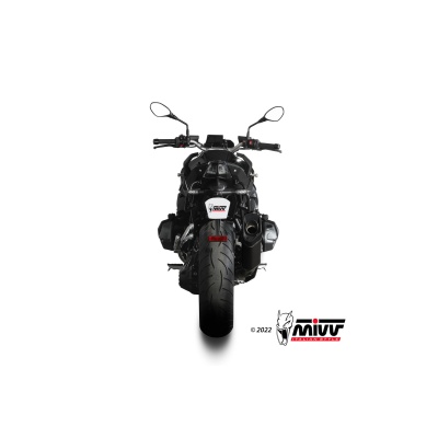 Mivv Slip-On SR-1 Black Titanium BMW R 1250 R / RS 2021-24