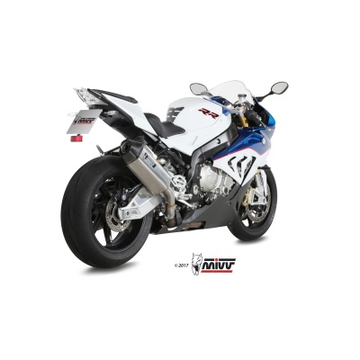 Mivv Slip-On Speed edge St. Steel con tapa carbono BMW S 1000 RR 2015-16