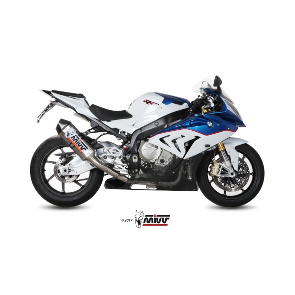 Mivv Full system 4x2x1 Speed edge St. Steel con tapa carbono BMW S 1000 RR 2015-16