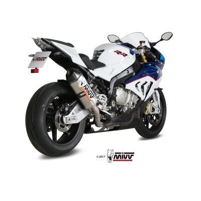 Mivv Full system 4x2x1 Speed edge St. Steel con tapa carbono BMW S 1000 RR 2015-16