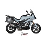 Mivv Slip-On Oval Titan con tapa carbono BMW S 1000 XR 2020-24