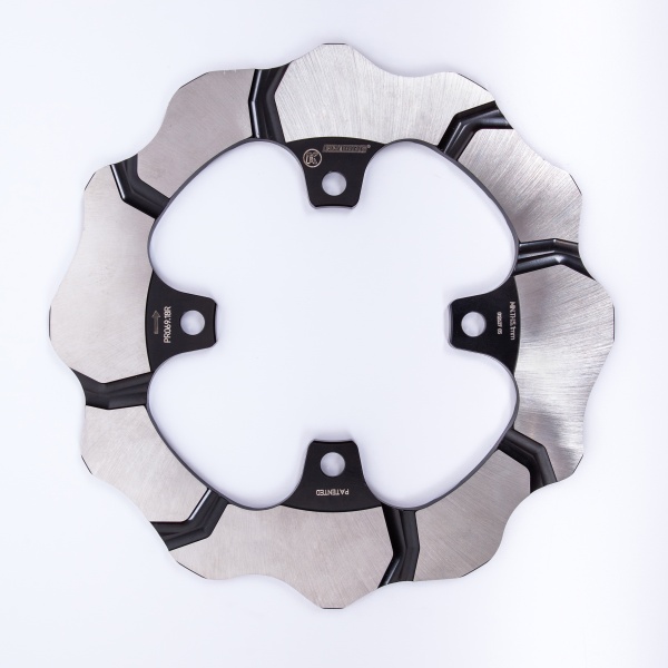 Braking Disco de freno trasero derecho W-FIX Batfly Ø244/100,5 para Yamaha