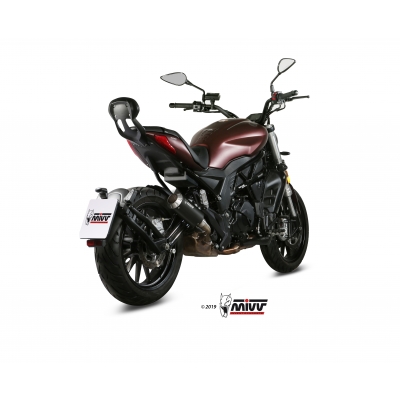 Mivv Slip-On Mk3 Black Benelli 502C 2019-24