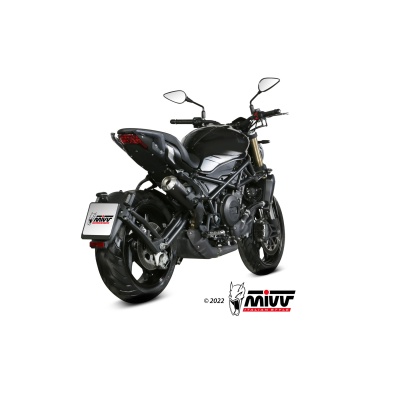 Mivv Slip-On X-M1 Black Benelli 752 S 2019-24
