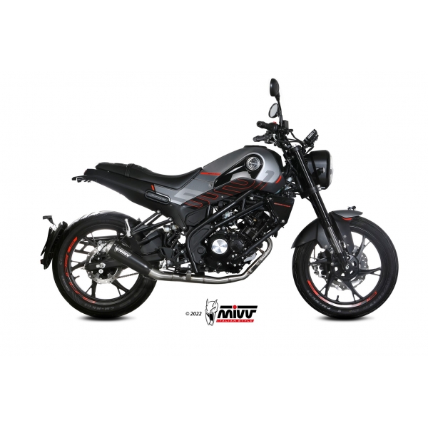 Mivv Full system 1x1 X-M1 Black Benelli Leoncino 125 2022-24