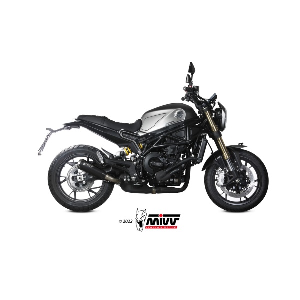 Mivv Slip-On X-M1 Black Benelli Leoncino 800 2022-24