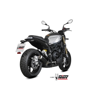 Mivv Slip-On X-M1 Black Benelli Leoncino 800 2022-24